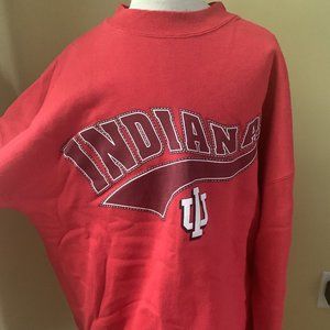 VINTAGE Red Indiana University Sweatshirt
